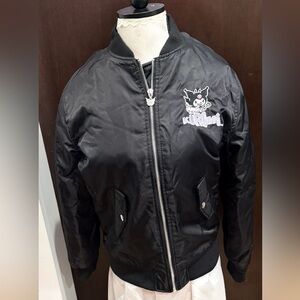 Forever 21 Black Kids Jacket with Cartoon Patch